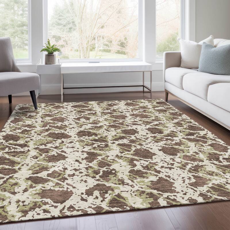 Premium Washable Super Soft Abstract Fusion Mayfield Rug