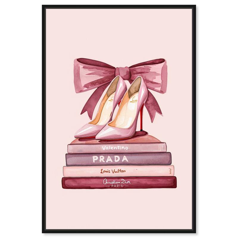 Stack of Fashion Canvas by Art Remedy - Black - 10" x 15"