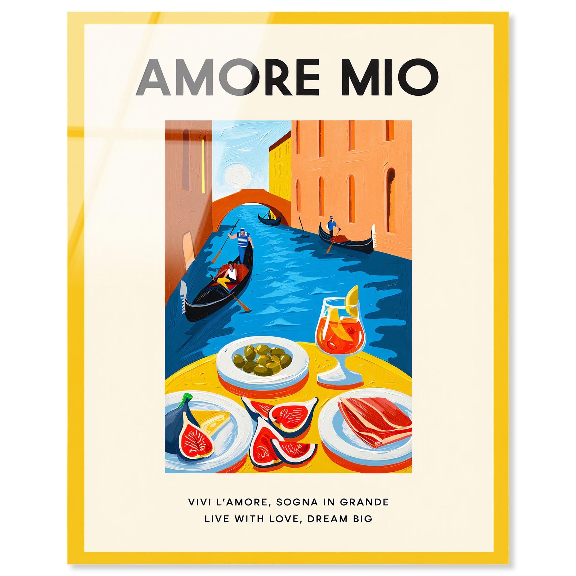 Love's Grand Vision Retro Summer Acrylic Print by Art Remedy