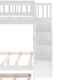 preview thumbnail 5 of 15, Pine Full over Full Bunk Bed with Trundle and Staircase-92.9''L*57.9''W