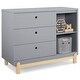 preview thumbnail 8 of 13, Delta Children Poppy 3 Drawer Dresser with Cubbies