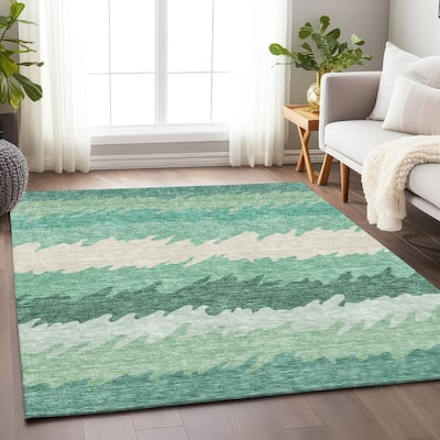 Premium Washable Super Soft Modern Ombre Mayfield Rug