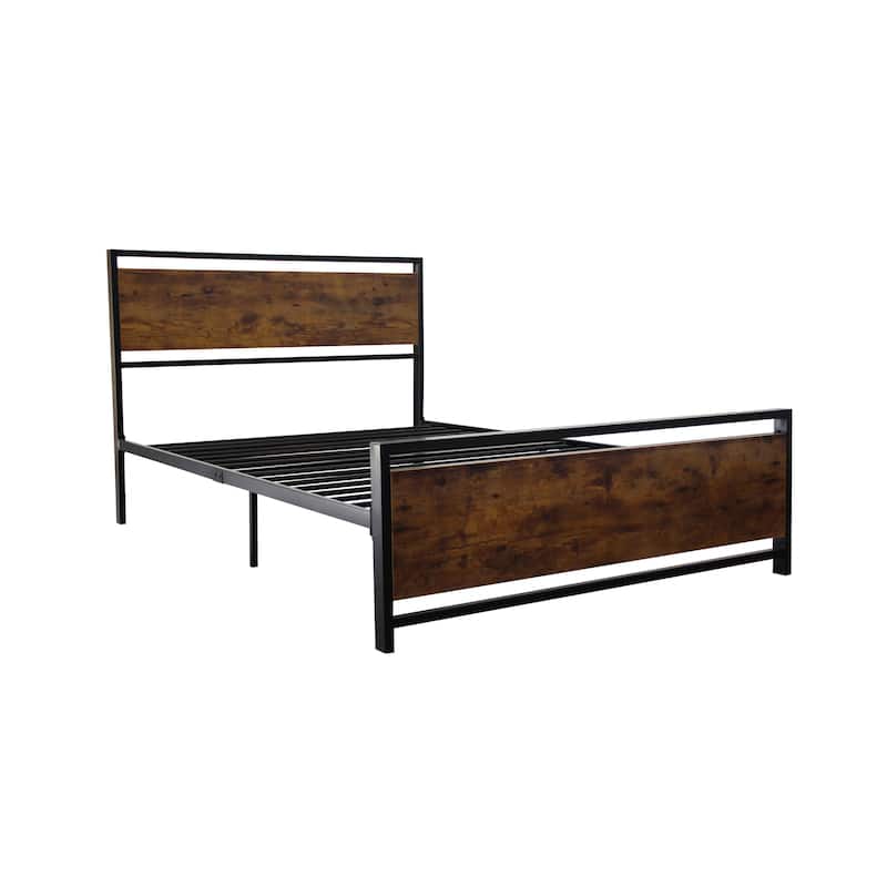Twin Size Platform Bed with Sturdy Steel Construction, No Box Spring Needed (300lb Capacity, Easy Assembly)