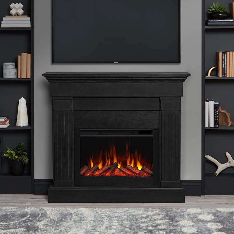 Crawford 48" Slim Electric Fireplace by Real Flame