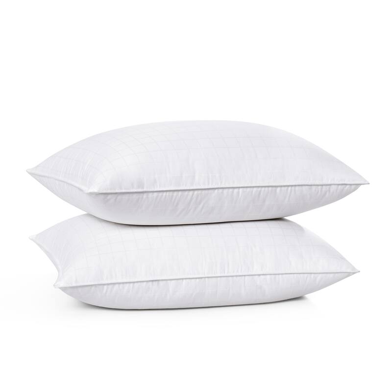 300 TC Cotton Down Around Pillows 2 Pack, Medium Support, Pillow-in-a-pillow Design