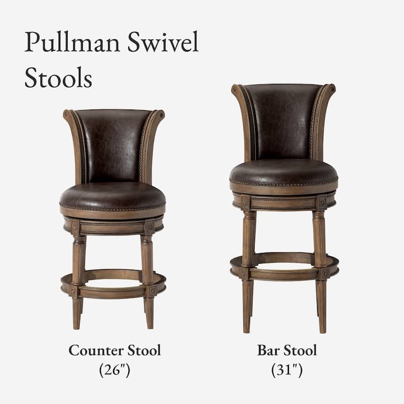 Maven Lane Pullman Swivel Kitchen Dining Stool