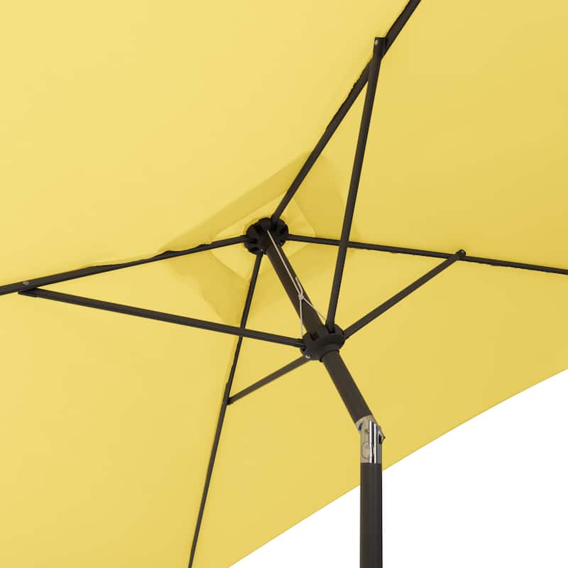 6.5ft Square Tilting Patio Umbrella