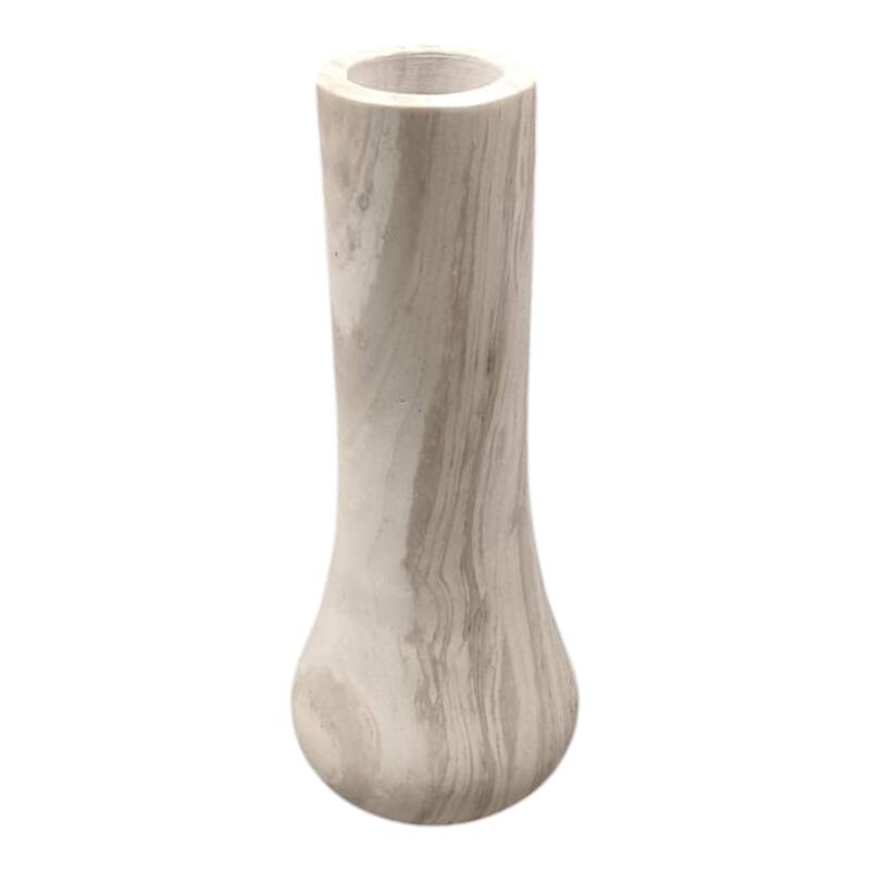 Marble Decorative Vase Fauna-Inspired Design Home Office - 12" Ivory
