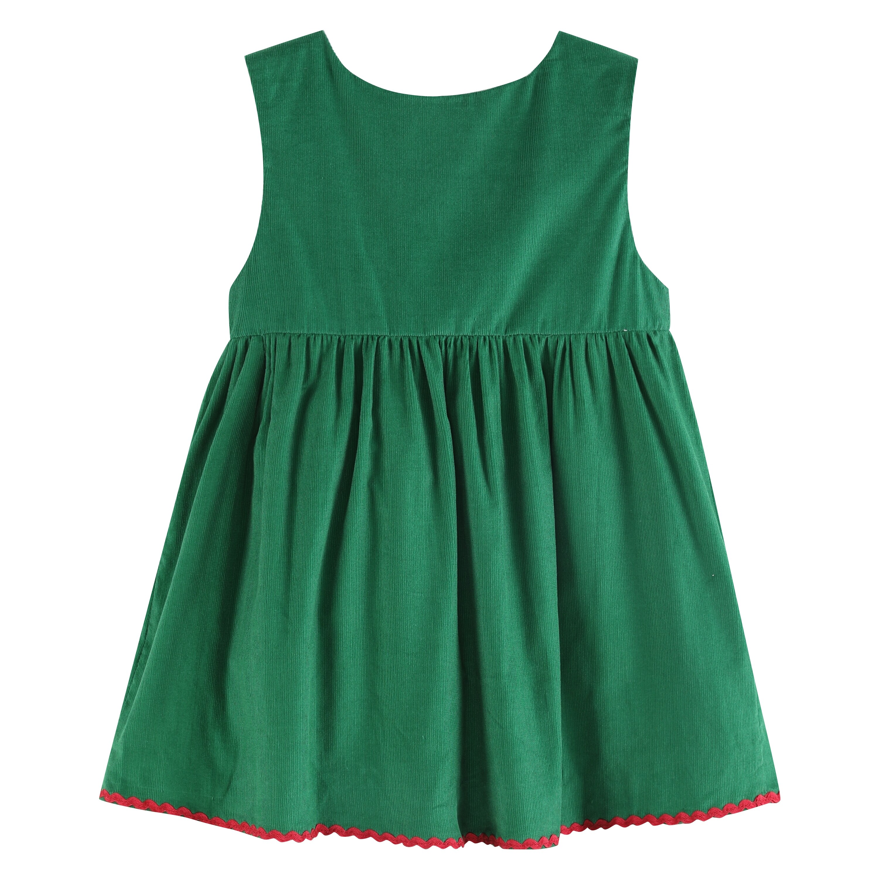 Lil Cactus Green Corduroy Christmas Applique Dress - Overstock - 42811184 Lil Cactus Green Corduroy Christmas Applique Dress - Overstock - 42811184