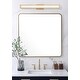 preview thumbnail 13 of 50, Remington LED Wall Sconce Satin Gold - 31"