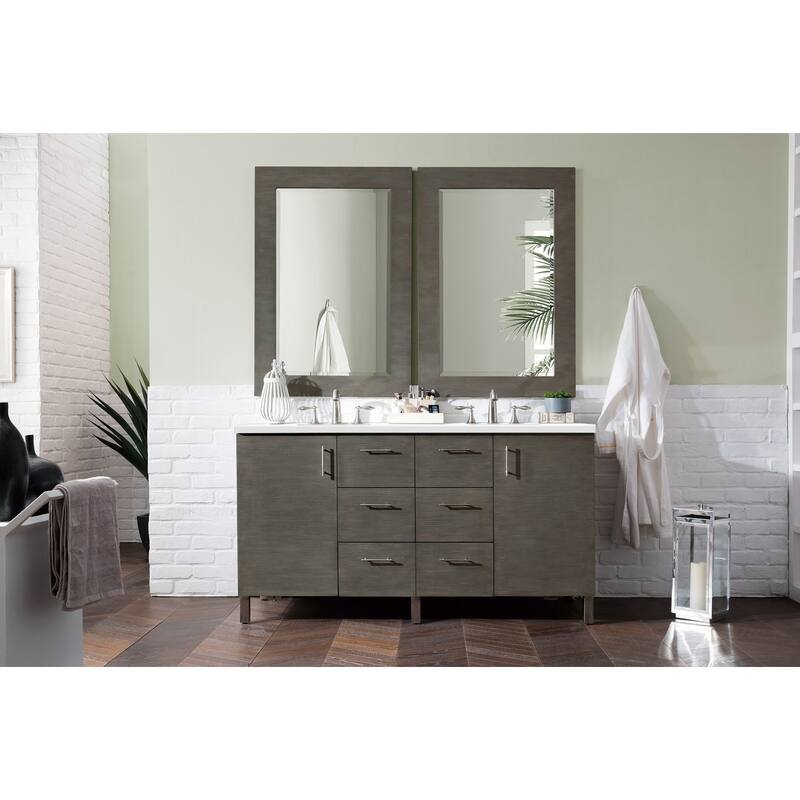 James Martin Vanities 850-V60D-3WZ Metropolitan 60" Free Standing