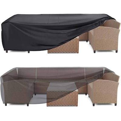 Outdoor Furniture Protection Set Covers for Sectional Sofa, Table Chairs Durable Material