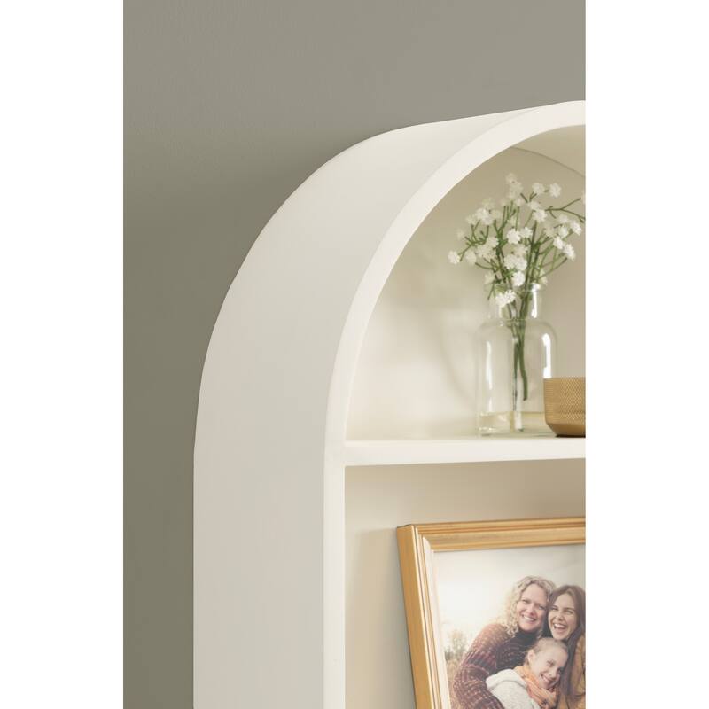 Kate and Laurel Arcott Arch Wall Shelf