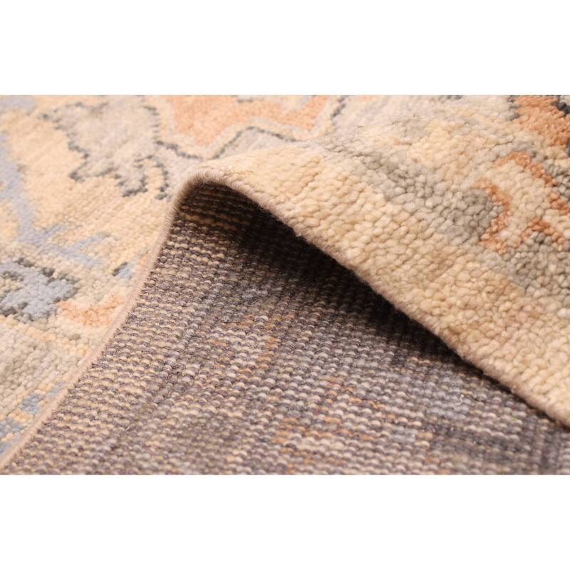 ECARPETGALLERY Hand-knotted Jules Serapi Khaki Wool Rug - 9'0 x 12'2