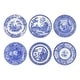preview thumbnail 3 of 1, Spode Set of 6 Blue Room Plates