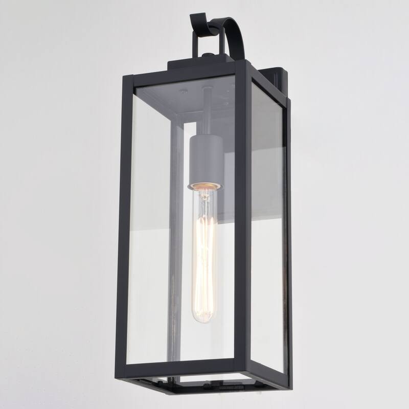 Vaxcel Lighting T0745 Clinton 18" Tall Outdoor Wall Sconce with Clear