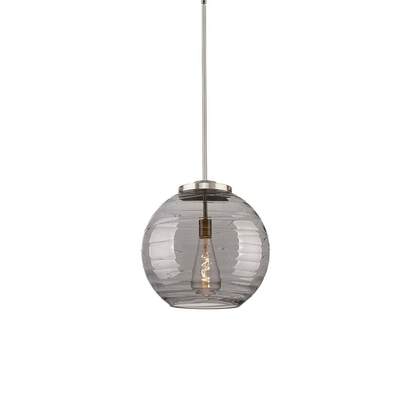 Innovations Lighting 221-1S-18-16 Athens Pendant Athens Deco Swirl 16" - Brushed Satin Nickel