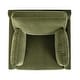 preview thumbnail 8 of 23, Pasadena 36" Wide Modern Farmhouse Velvet Accent Arm Chair