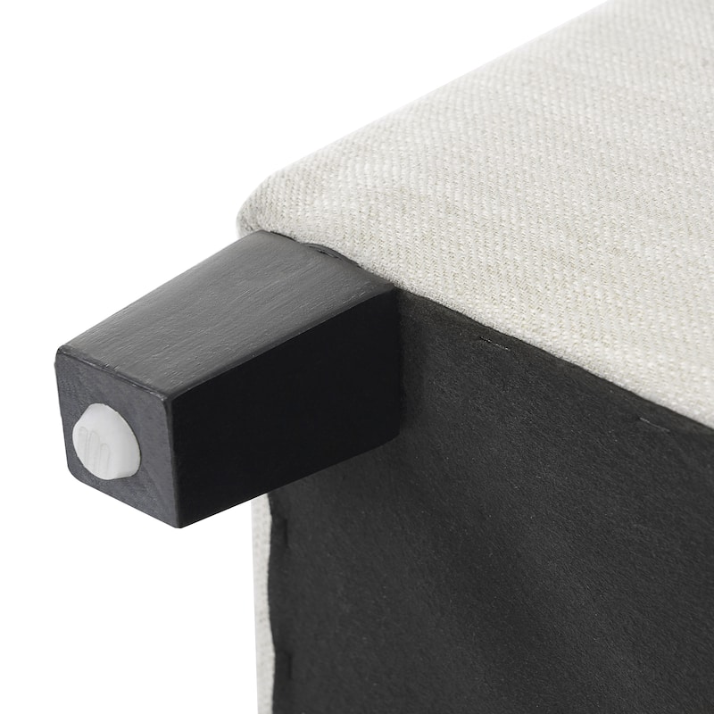 Mission Tufted Fabric Storage Ottoman Bench by Christopher Knight Home