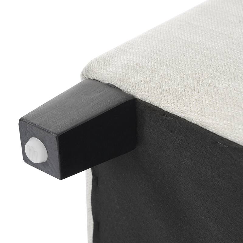 Upholstered Storage Ottoman Bench for Bedroom, Entryway & Foot Rest