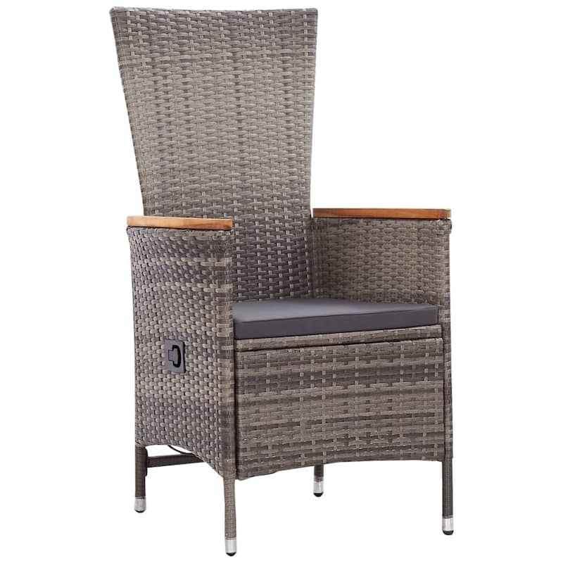 vidaXL Patio Dining Set 3/5/7 Piece Multi Colors 31.5"/55.1" Table Length