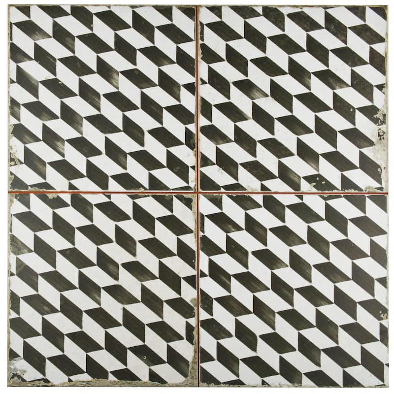 Merola Tile Kings Espiga 17-5/8" x 17-5/8" Ceramic Floor and Wall Tile