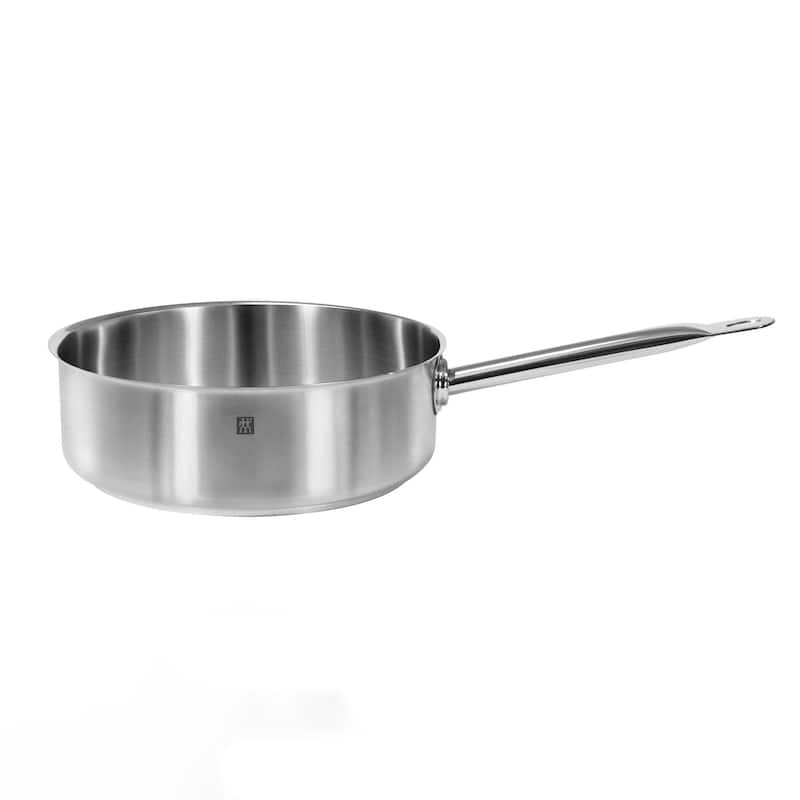 ZWILLING Commercial Stainless Steel Saute Pan without the Lid - 9.5-qt