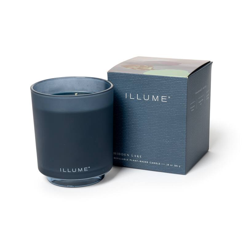 Beautifully Done Essentials Hidden Lake Vanity Tin Scented Candle - Refillable Boxed Glass