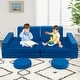 preview thumbnail 16 of 30, Convertible Kids Sofa Playset with Zipper