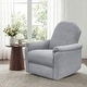 preview thumbnail 18 of 32, Madison Park Elio 3 in 1 Power Recliner Light Grey