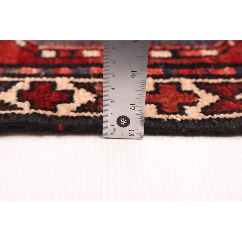 ECARPETGALLERY Hand-knotted Konya Anatolian Dark Red Wool Rug - 2'10 x 9'11