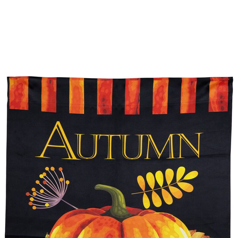Autumn Blessings and Pumpkin Fall Harvest Outdoor House Flag - 40" x 28" - 40" x 28"