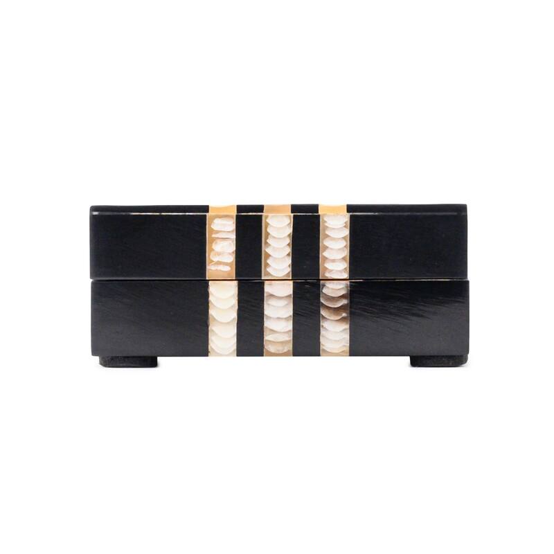 Small Square Storage Box - 2.5" - Black