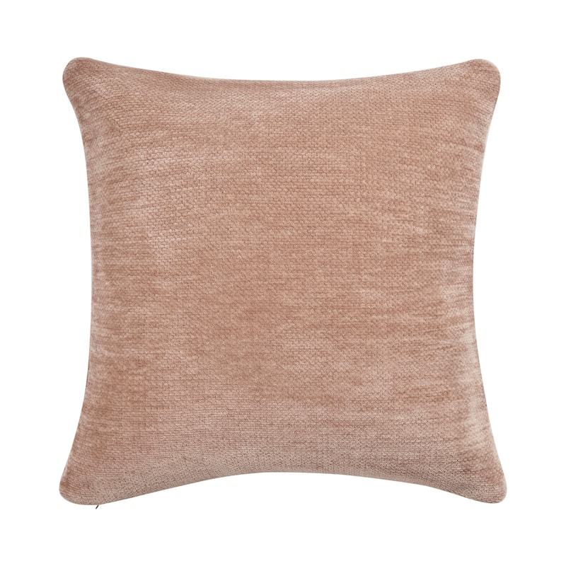Sevita Transitional Solid Chenille Indoor Throw PIllow