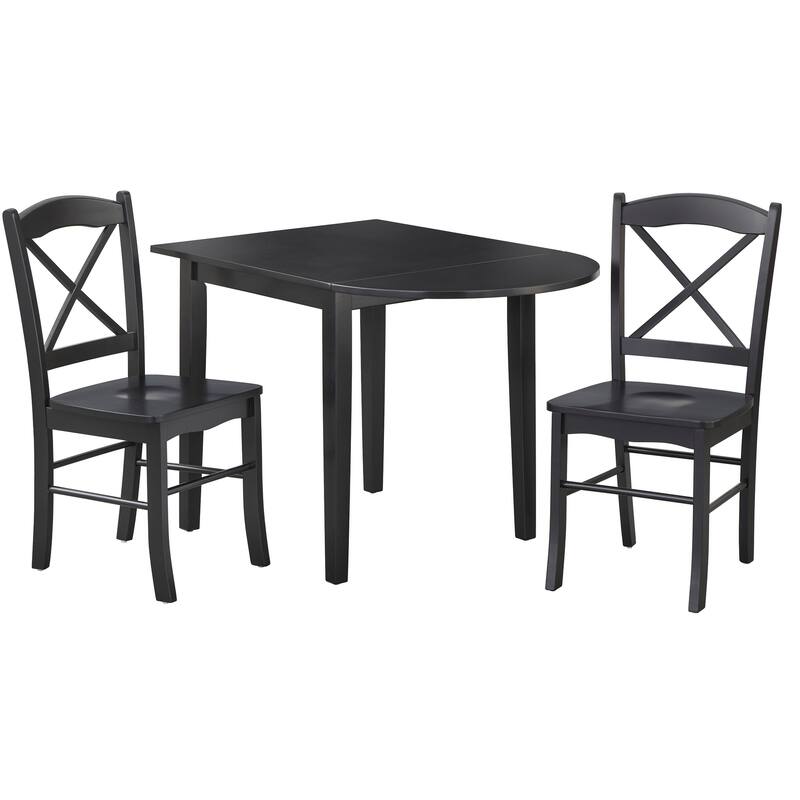 Simple Living Country Cottage Drop Leaf 3-piece Dining Set