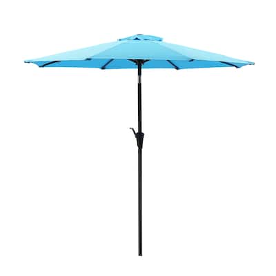 9 FT Multicolor 8-Strand Patio Market Outdoor Sunumbrella