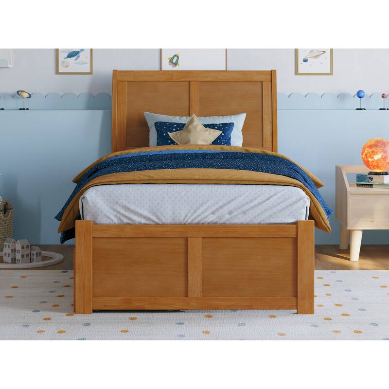 Portland Platform Bed with Footboard and Storage Drawers