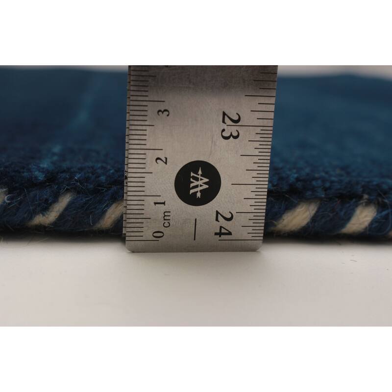 Kashkuli Gabbeh Navy Rug 2'6" x 6'5" - 2'6 x 6'5