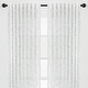 preview thumbnail 25 of 35, Chanasya Printed Crosshatch Light Filtering Kitchen Bedroom Window Curtain (Set of 2)