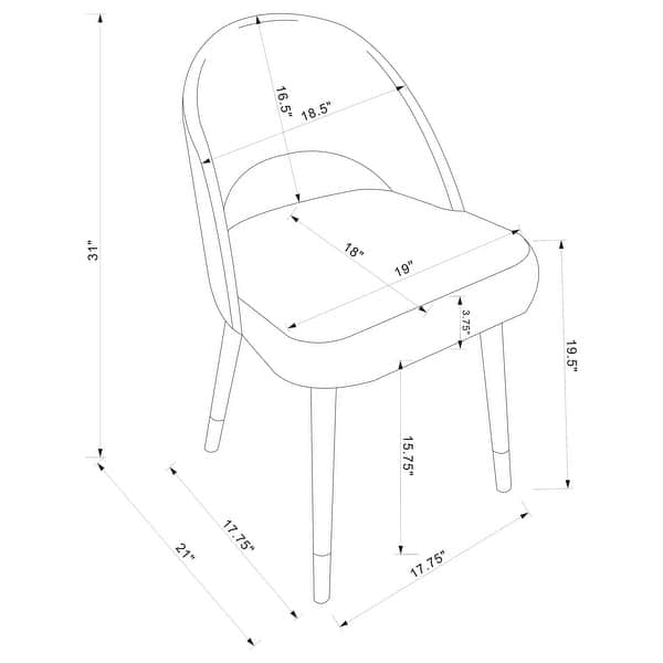 Lindsey Upholstered Dining Side Chair (Set of 2)