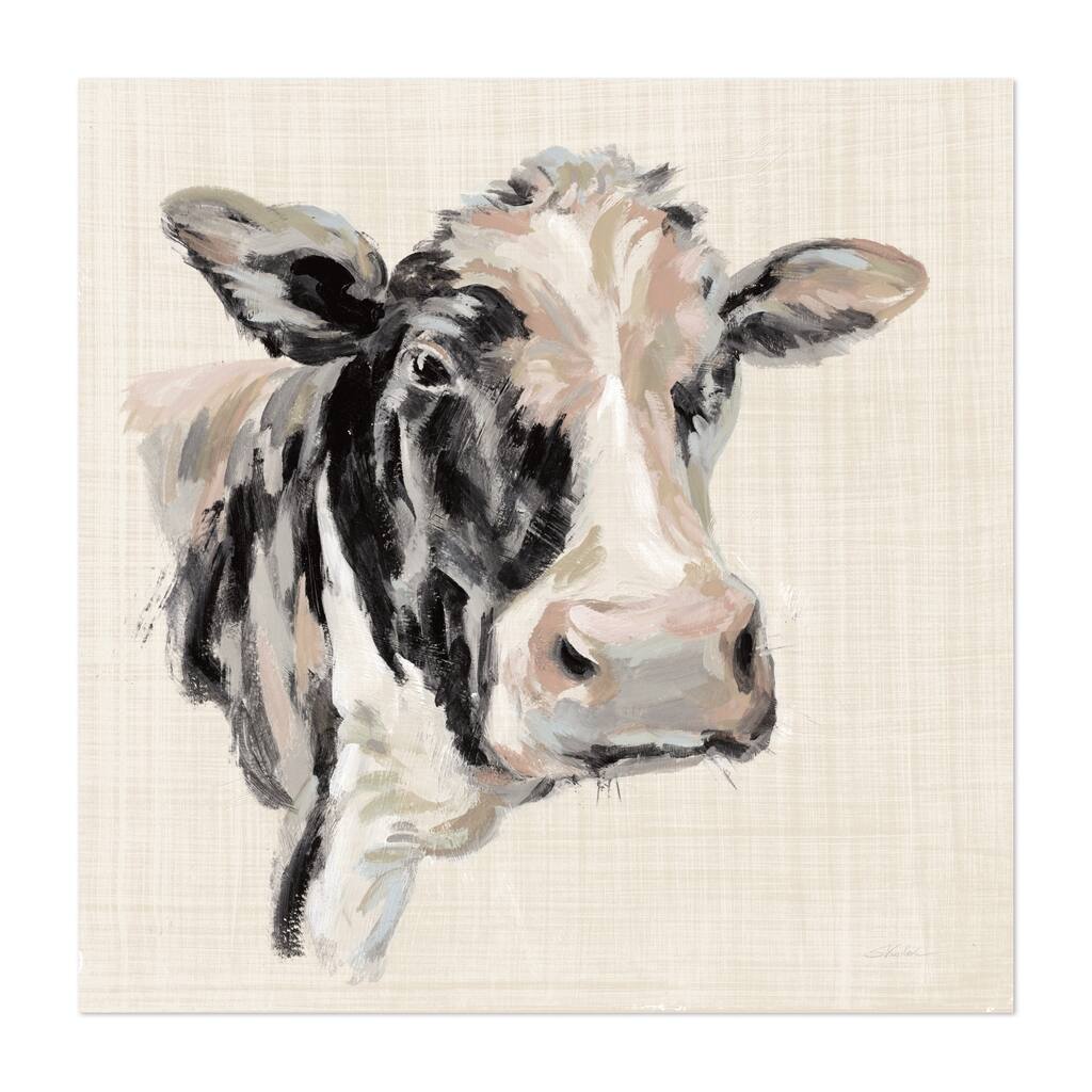 Animals Cattle Cow Expressionism Nature Unframed Wall Art Print/Poster