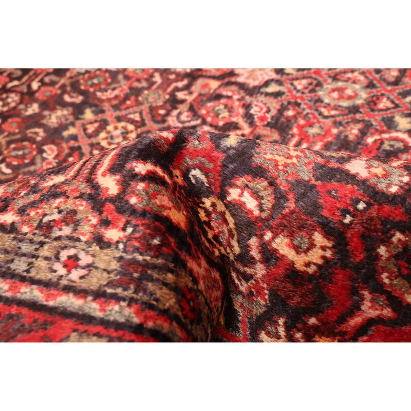 ECARPETGALLERY Hand-knotted Andelz Black, Red Wool Rug - 3'7 x 6'7