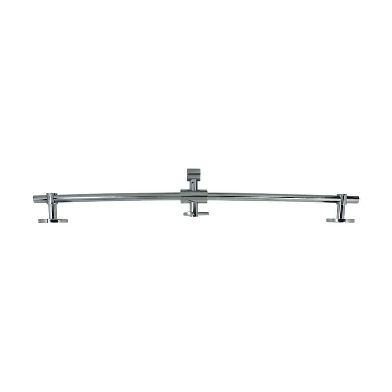 Chrome Bathroom Handheld Slide Bar Heavy Duty Brass | Renovator's Supply