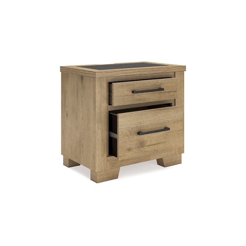 Signature Design by Ashley Galliden Brown Nightstand