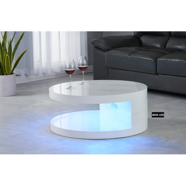 coffee table with led