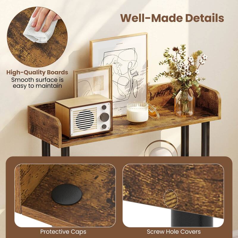 Costway 1/2 PCS 4-Tier Bookshelf with Anti-Tipping Kit Industrial - See Details