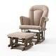 preview thumbnail 51 of 97, Child Craft Tranquil Glider Rocker and Ottoman Set Cocoa Bean/ Blush