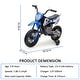 preview thumbnail 11 of 18, 12V Kids Dirt Bike,Electric Ride on Motorcycle with Training Wheels,Spring Suspension & Music, Electric Dirt Bike Ride on Toys