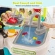 preview thumbnail 9 of 18, Costway Kids Kitchen Playset with Realistic Sounds Lights Play Sink 95 - See Details