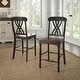 preview thumbnail 1 of 10, Brunico Two-Tone Counter Height Chairs (Set of 2)